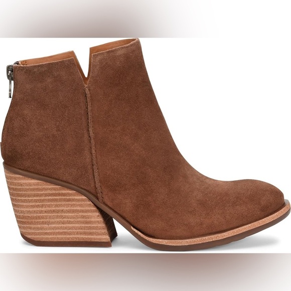 KORK-EASE Chandra Stacked Wooden Heel Boot Sz 6M - Picture 2 of 8